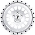 Skill Wheels SV606 8x17 5x120 ET45 65,1 Серебро глянцевое + чёрные декоративные болты